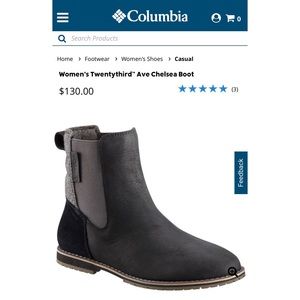 Women’s Sz 9 Columbia Chelsea Boot BNIB